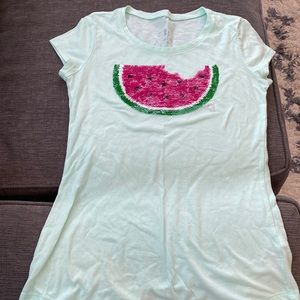 JUSTICE Girl’s Watermelon Sequin T-shirt!